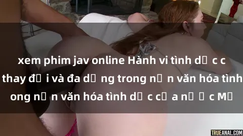 xem phim jav online Hành vi tình dục của người Mỹ: Sự thay đổi và đa dạng trong nền văn hóa tình dục của nước Mỹ
